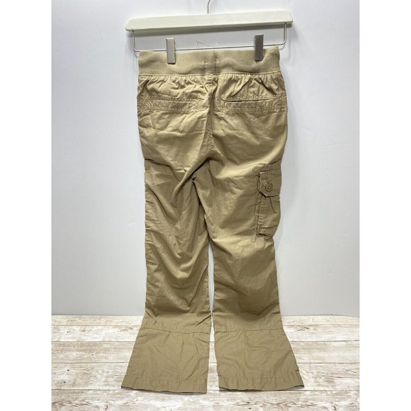 Gap Kids Boys Drawstring Tan Khaki Cargo Pants - Size 8, New - Picture 5 of 11